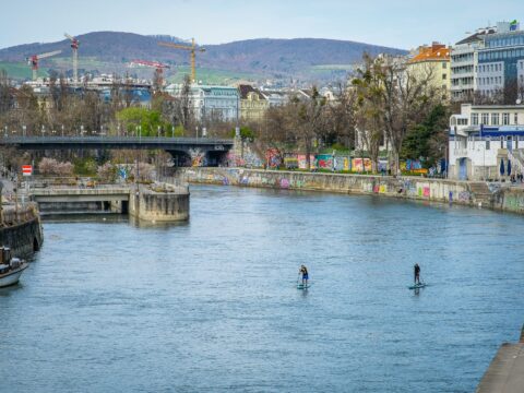 Donaukanal Durchquerung